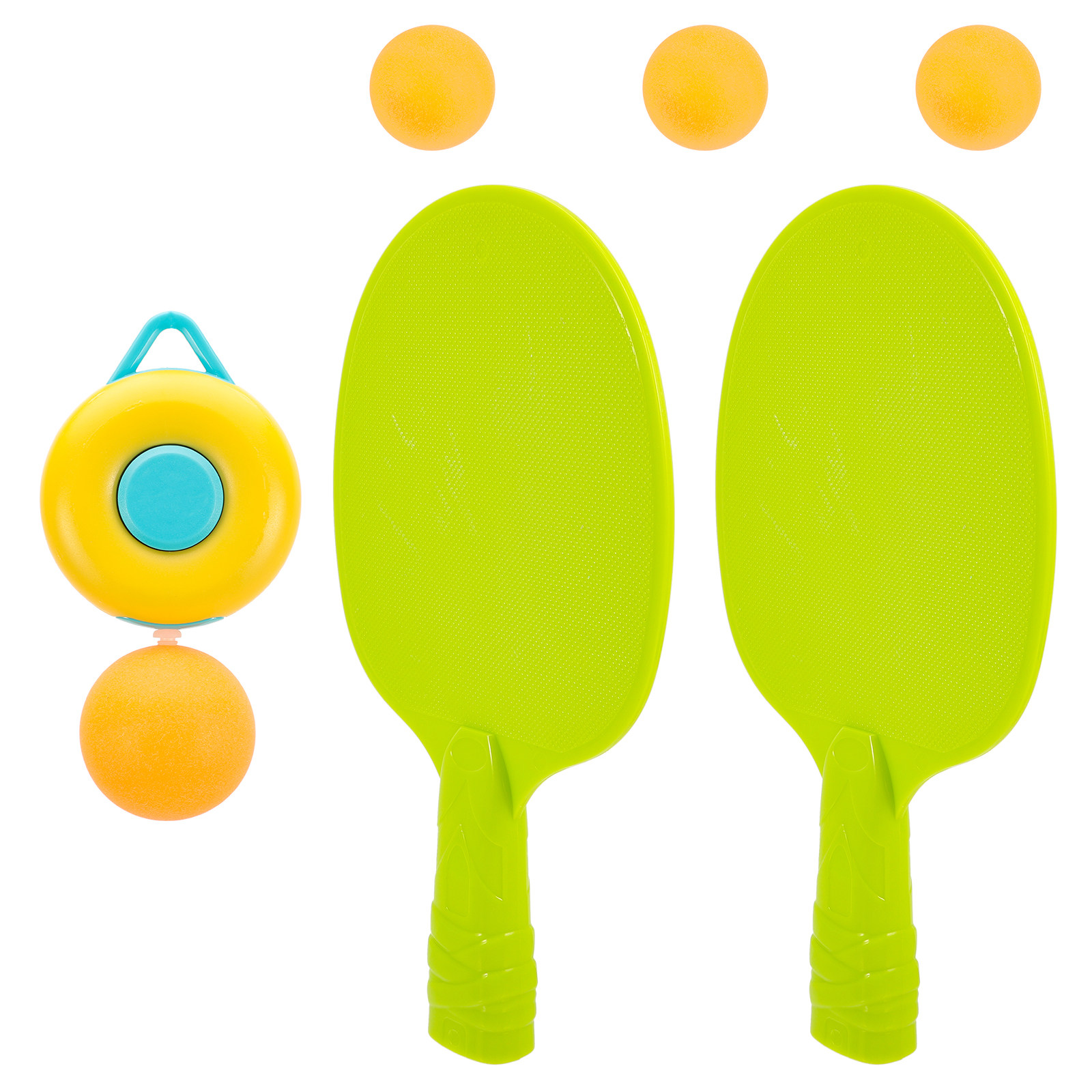 Table Tennis Trainer - 1セット ハンギングピンポン トレーナーキット 室内卓球練習セット 長さ調節可能 スポーツゲーム用具