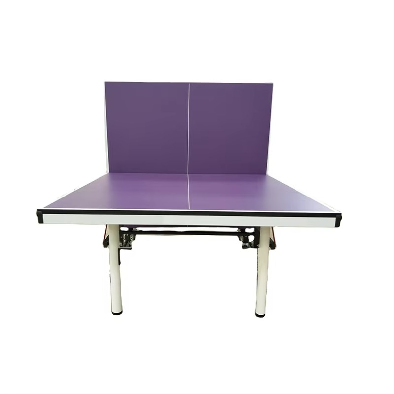 Table Tennis Folding Table - 二つ折り式テニステーブル 室内用移動式標準卓球台（ホイール付き）