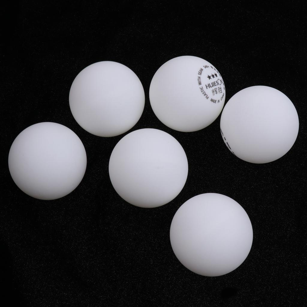 Table Tennis Athlete - 三ツ星卓球ボール ABS ホワイト 40+mm 練習用ピンポンボールセット 卓球用品・運動用品向け