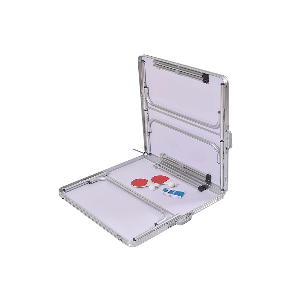 Table Tennis Folding Table - 2026年型 室内用シングル折りたたみ式 6フィート長ピンポンテーブル（卓球台）