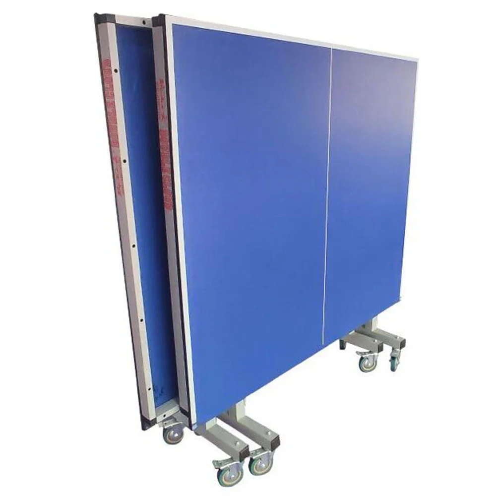Table Tennis Folding Table - 2026 ダブル折りたたみ式テニステーブル 室内・屋外兼用 可動式標準ピンポンテーブル テニステーブル
