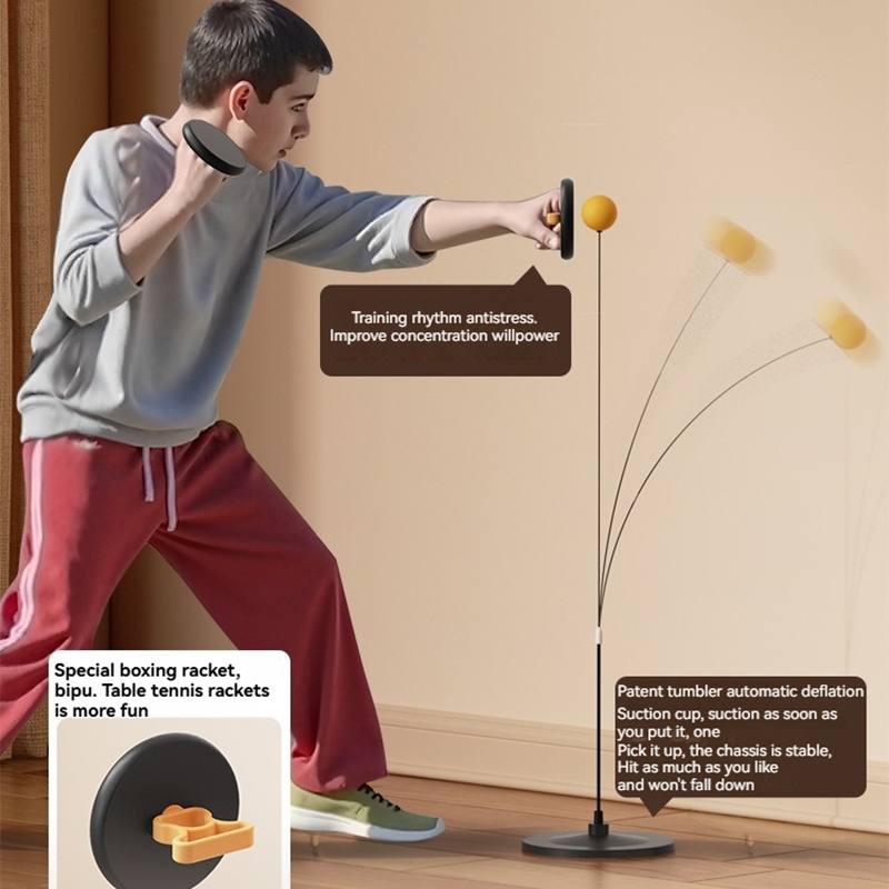 Table Tennis Trainer - 弾性卓球練習トレーナー卓球練習ビジョントレーニングボールセット、急速な視覚運動トレーニング用