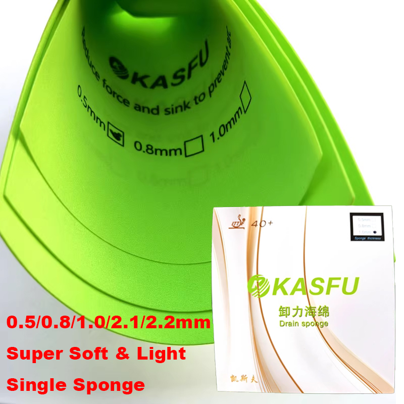 Table Tennis Single - 0.5/0.8/1.0/2.1/2.2 ミリメートル卓球ラケットスポンジスーパーソフト & ライトシングルスポンジショート/ロングピップに適したピップインラバー