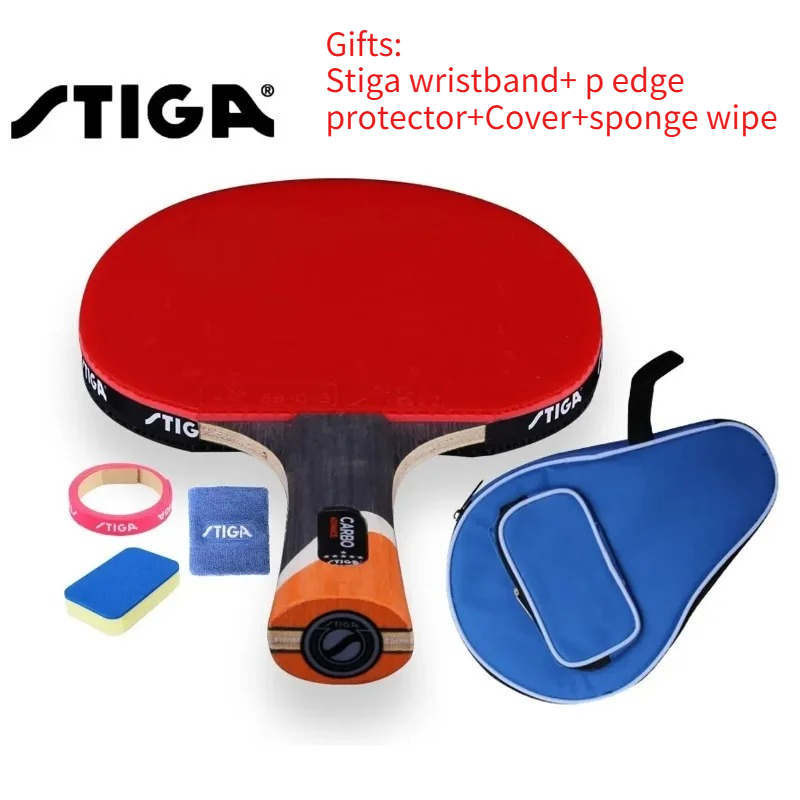 Table Tennis Bat Butterfly - Stiga 6 スターズ卓球ラケット ダブルピンプルスインラバー付き ピンポンテニス デメサ