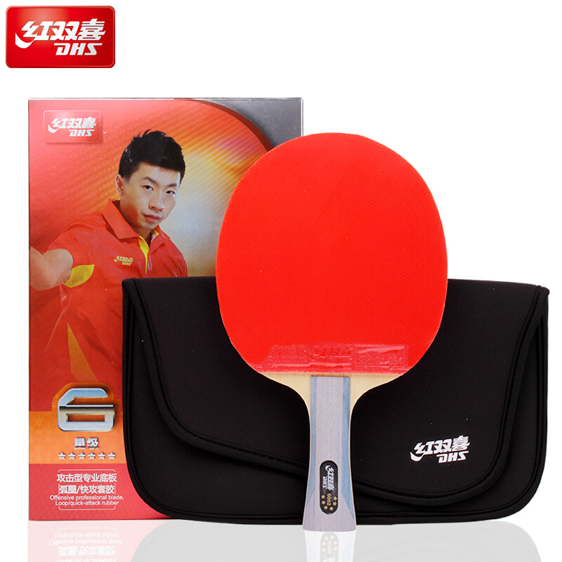 Table Tennis History - DHS 卓球ラケット 6 スター ハリケーン 8