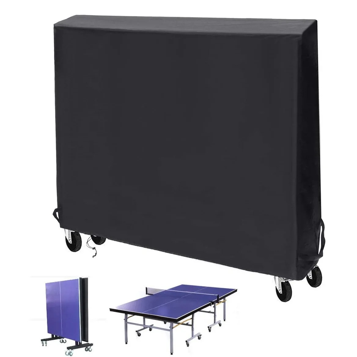 卓球用防水テーブルカバー,ポリエステル製,頑丈,屋内および屋 - Table Tennis Club のレビューと価格