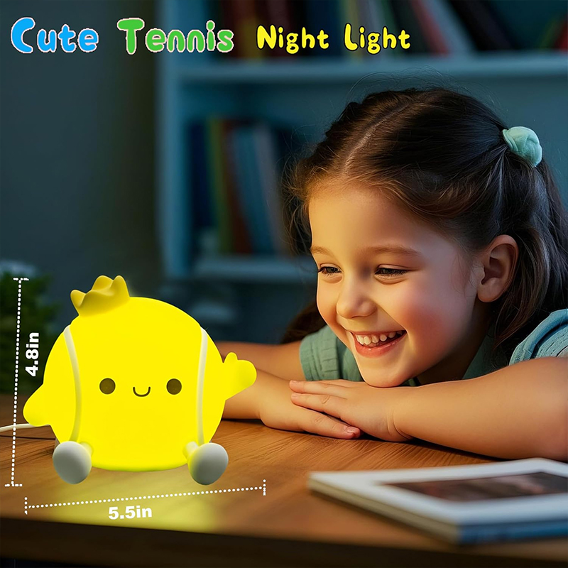 かわいいテニスナイトライトシリコン保育園用睡眠ランプタッチコ - Table Tennis App のレビューと価格