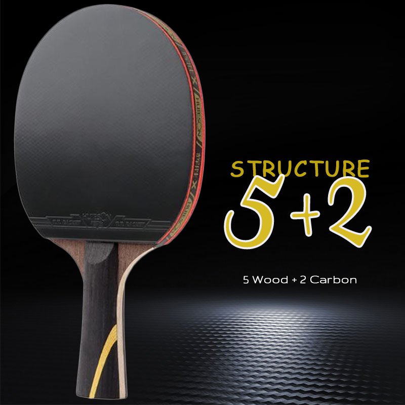 Huieson 5/6 スター卓球ラケット カーボン攻撃的ピ - Table Tennis Eleven のレビューと価格