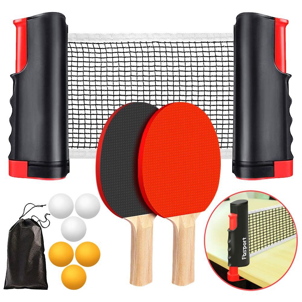 折りたたみ式ネット ピンポンネットフレームセット キャリーバ - Table Tennis Match のレビューと価格