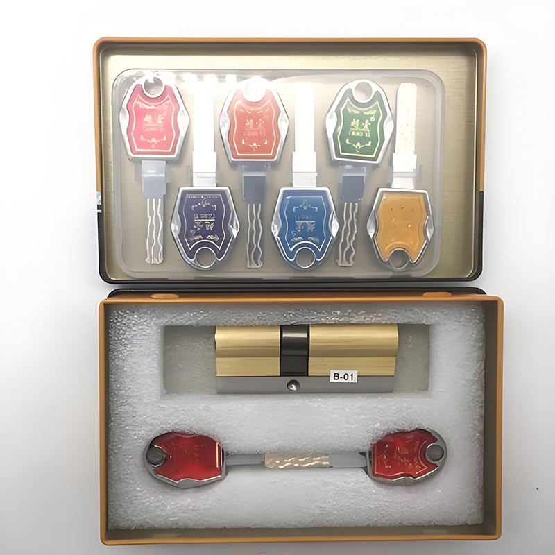 Cクラスのカラフルなキー6トラックロックシリンダーabキー盗 - Table Tennis Eleven のレビューと価格