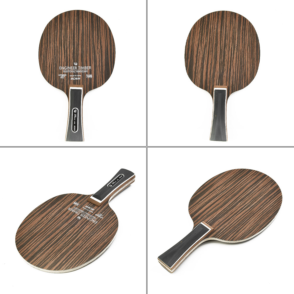 1PC 卓球ブレード黒檀ダルベルギアピンポンラケット底板 5 - Table Tennis Eleven のレビューと価格