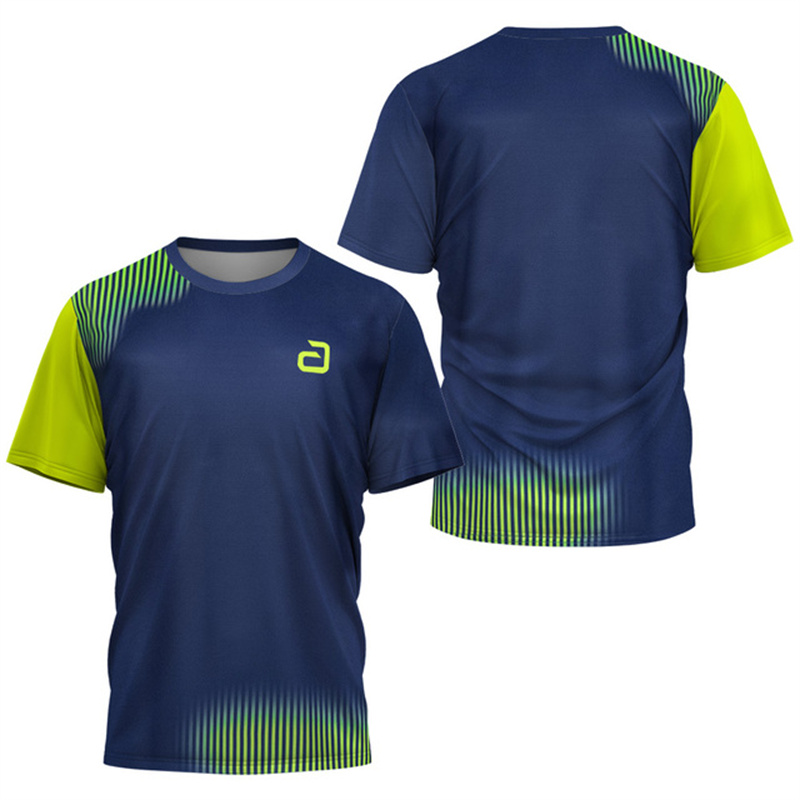男性卓球 Tシャツアンダーカーレントパターンメンズサマーテニ - Table Tennis Xu Xin のレビューと価格