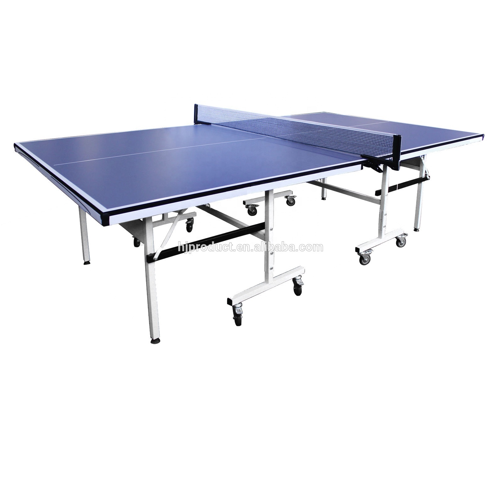 移動式ホイール付き卓球台、折りたたみ式卓球台、屋内スポーツ用 - Table Tennis Folding Table のレビューと価格