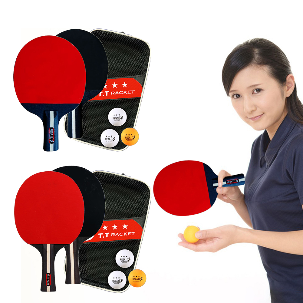 卓球ラケット,バッグ付き,ピンポンラケット,2ラケット,3ボ - Table Tennis Match のレビューと価格