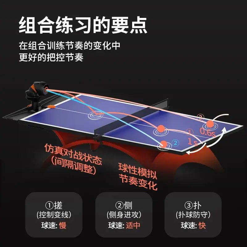 インテリジェント卓球サーブマシンAPP/タブレット制御トレー - Table Tennis App のレビューと価格