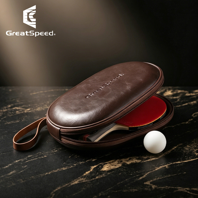 トップグレインレザー卓球スポーツバッグ高品質本革卓球ラケット - Table Tennis Athlete のレビューと価格