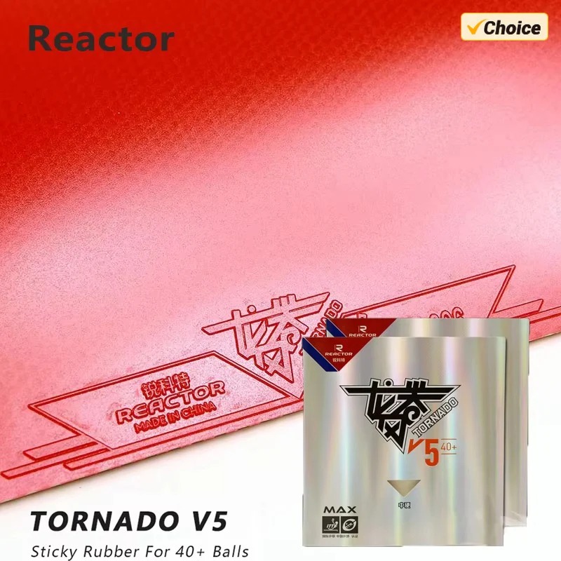 REACTOR Tornado V5 テーブルテニスラバー  - Table Tennis Club のレビューと価格
