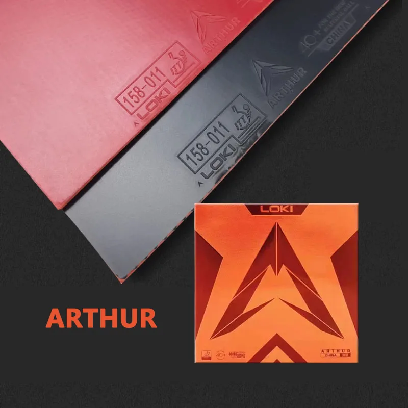 Loki arthur-ハードケーキスポンジを備えた卓球ラバ - Table Tennis Xu Xin のレビューと価格