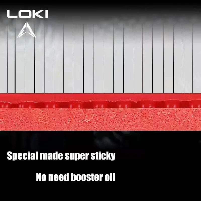 Loki arthur-ハードケーキスポンジを備えた卓球ラバ - Table Tennis Xu Xin のレビューと価格