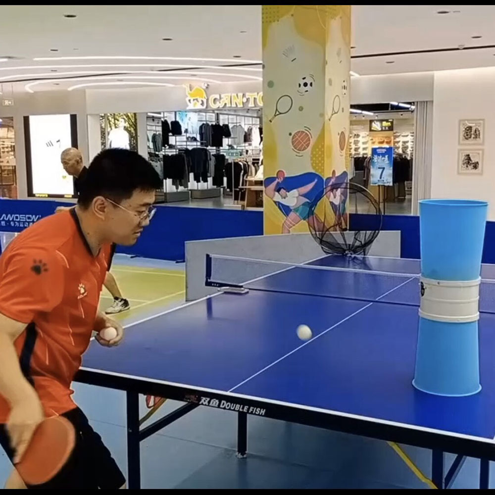 ポータブルワイヤレス卓球ボール練習機リモコン付き0-100/ - Table Tennis App のレビューと価格