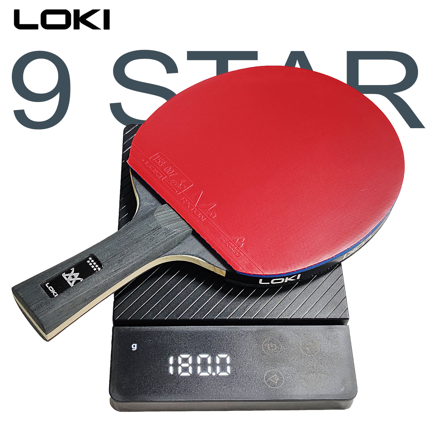 LOKI 9 スター卓球ラケットプロフェッショナル 5+2  - Table Tennis Eleven のレビューと価格