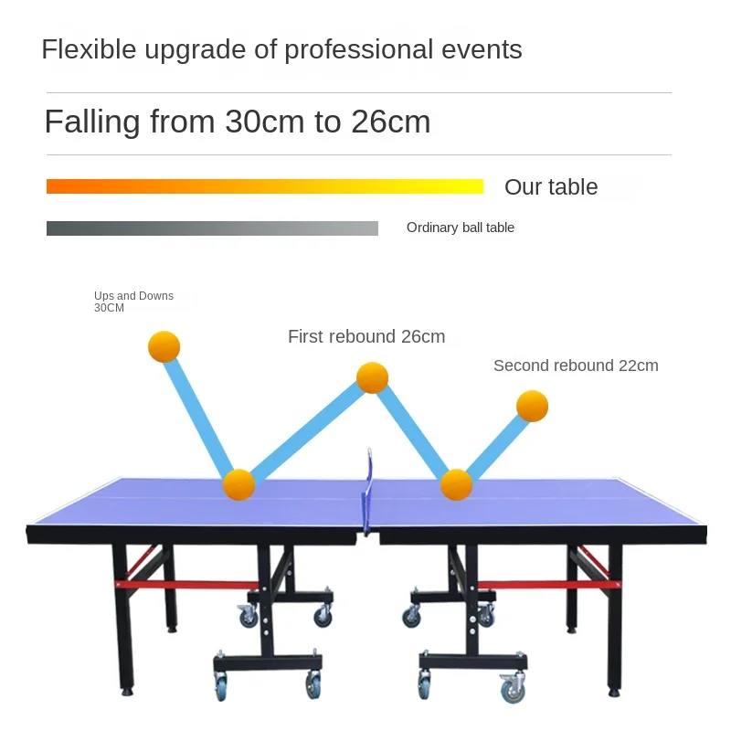 2026年競技用折りたたみ式家庭用標準サイズ室内移動式高密度 - Table Tennis Folding Table のレビューと価格