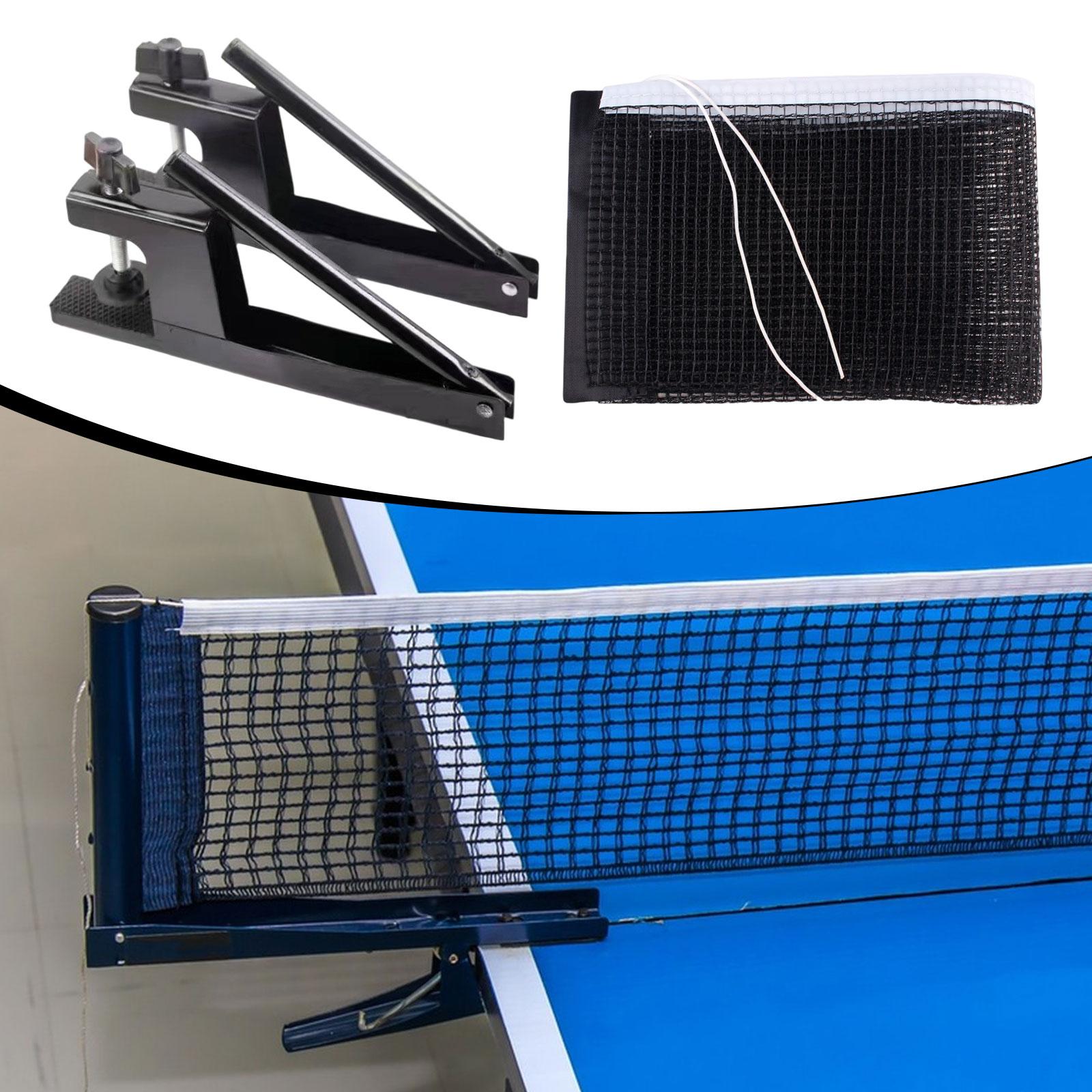 折りたたみ式卓球ネットとポストセット 簡単設置 クランプ固定 - Table Tennis Folding Table のレビューと価格